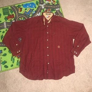 VTG RARE TOMMY HILFIGER LONG SLEEVE FLANNEL LARGE